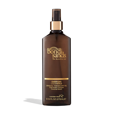 Bondi Sands Everyday Liquid Gold Self Tanning Dry Oil | Hydrating, Quick Drying, Gradual Tanning Dry-Oil for a Natural, Golden Look | 9.13 oz/270 mL