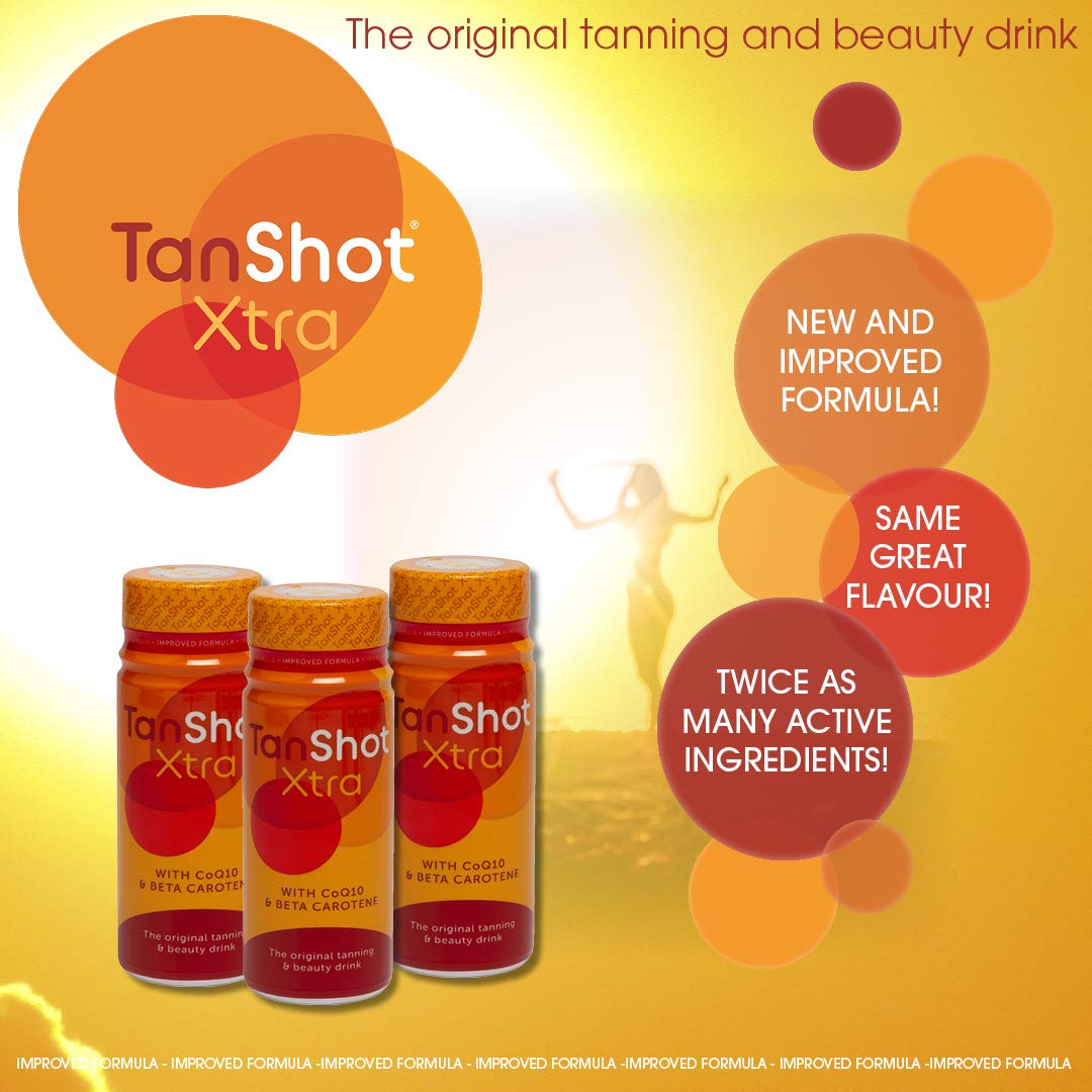 Tanshot Tanning & Beauty drink (24 bottles + display box) by Tanshot