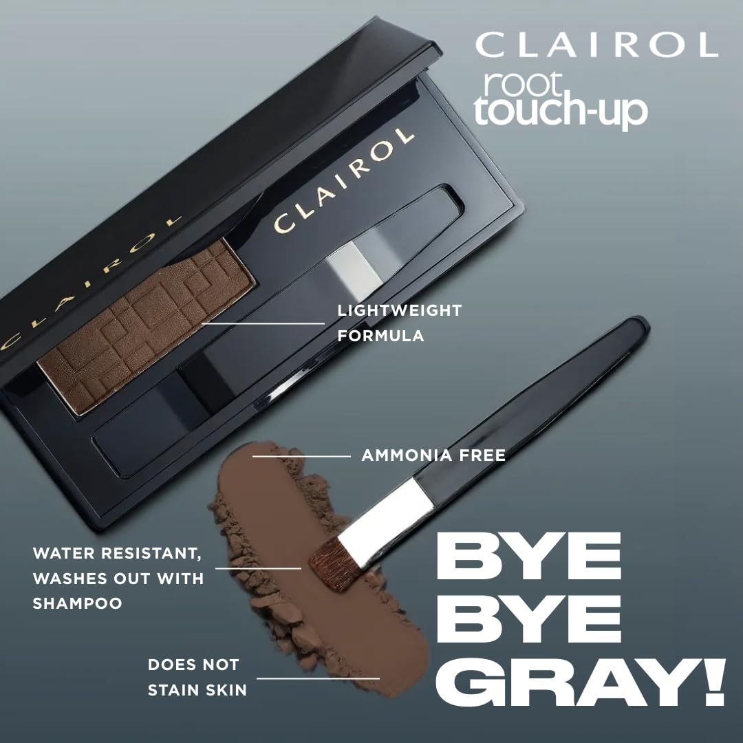 Clairol Root Touch-Up Concealing Powder, Medium Brown, 1 Count