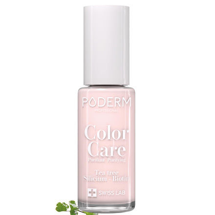 PODERM Swiss-Made Antifungal Nail Polish – Nude Blush | Breathable Treatment with Tea Tree, Silicon & Biotin | Strengthens, Repairs & Conceals Yellow, Brittle & Damaged Nails | Podiatrist-Developed