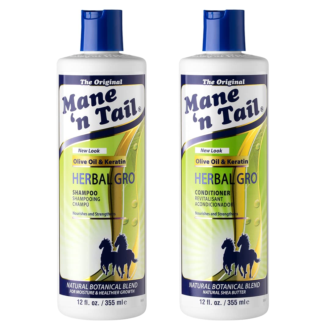 Mane 'n Tail Herbal Gro Shampoo and Herbal Gro Conditioner Twin Pack