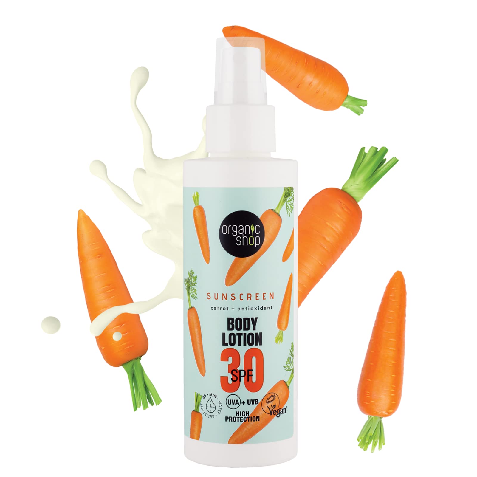 Organic Shop Suncare Body Lotion 30 SPF, 150 ml