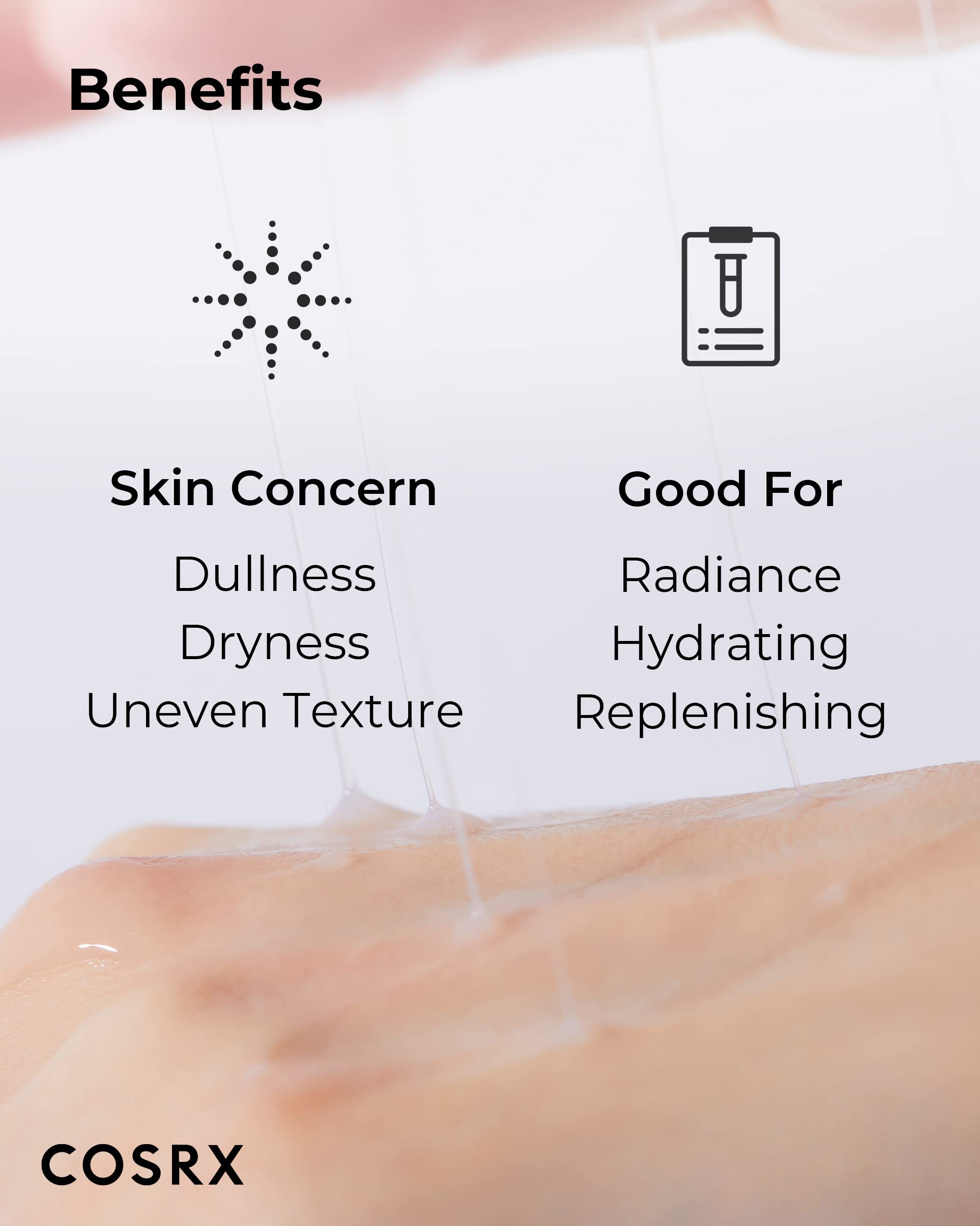 COSRX Niacinamide 5% + Snail Mucin 74% Dual Essence, Anti aging Face Serum for Dull Skin, Hydrating, Brightening, Repairing, 2.70 fl.oz / 80ml, Sensitive Skin, Not Tested on Animals, Korean Skincare