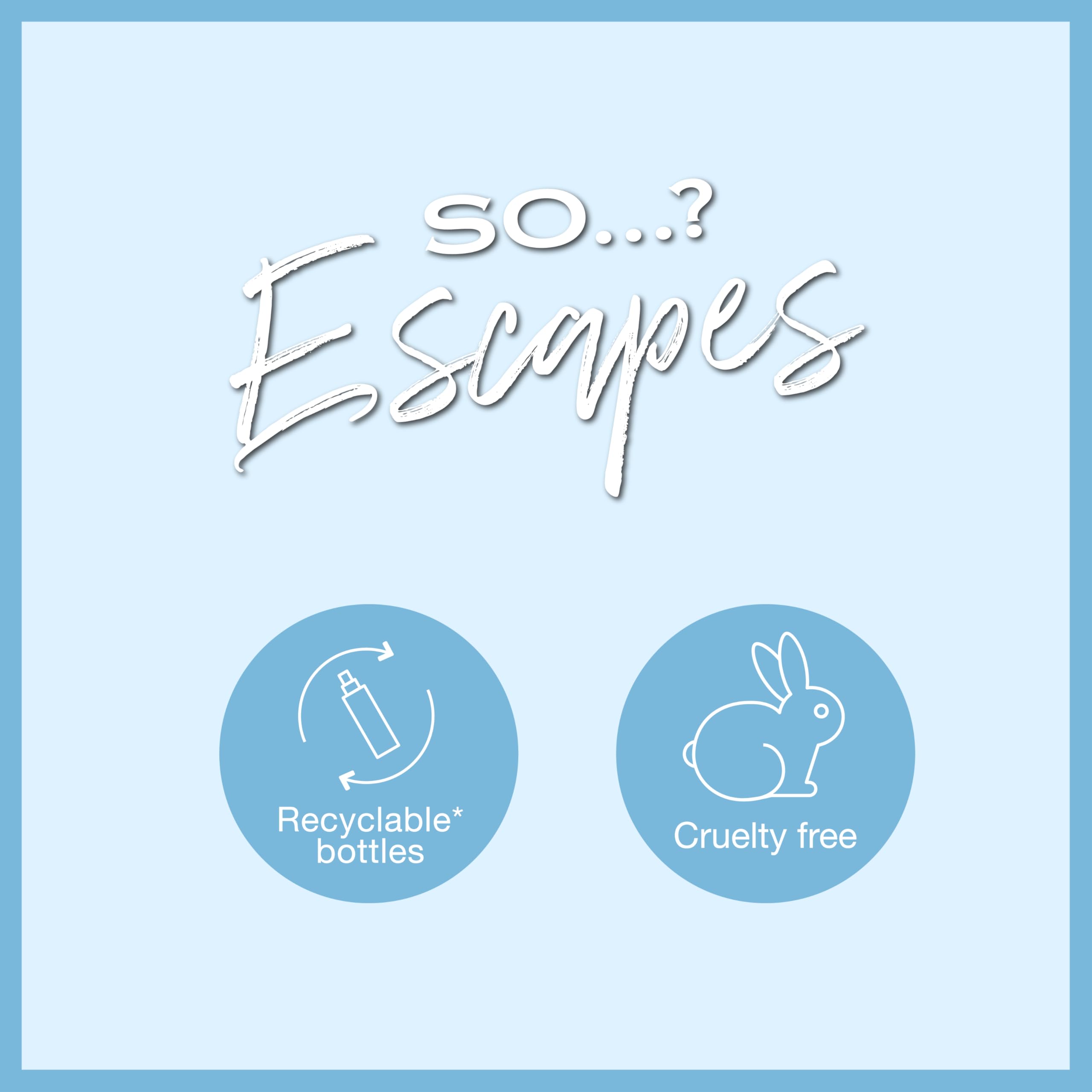 So…? Summer Escapes Womens Bali Breeze, Ibiza Dreams, Mykonos Nights Body Mist Mixed Fragrance 200ml Bundle (Pack of 3)