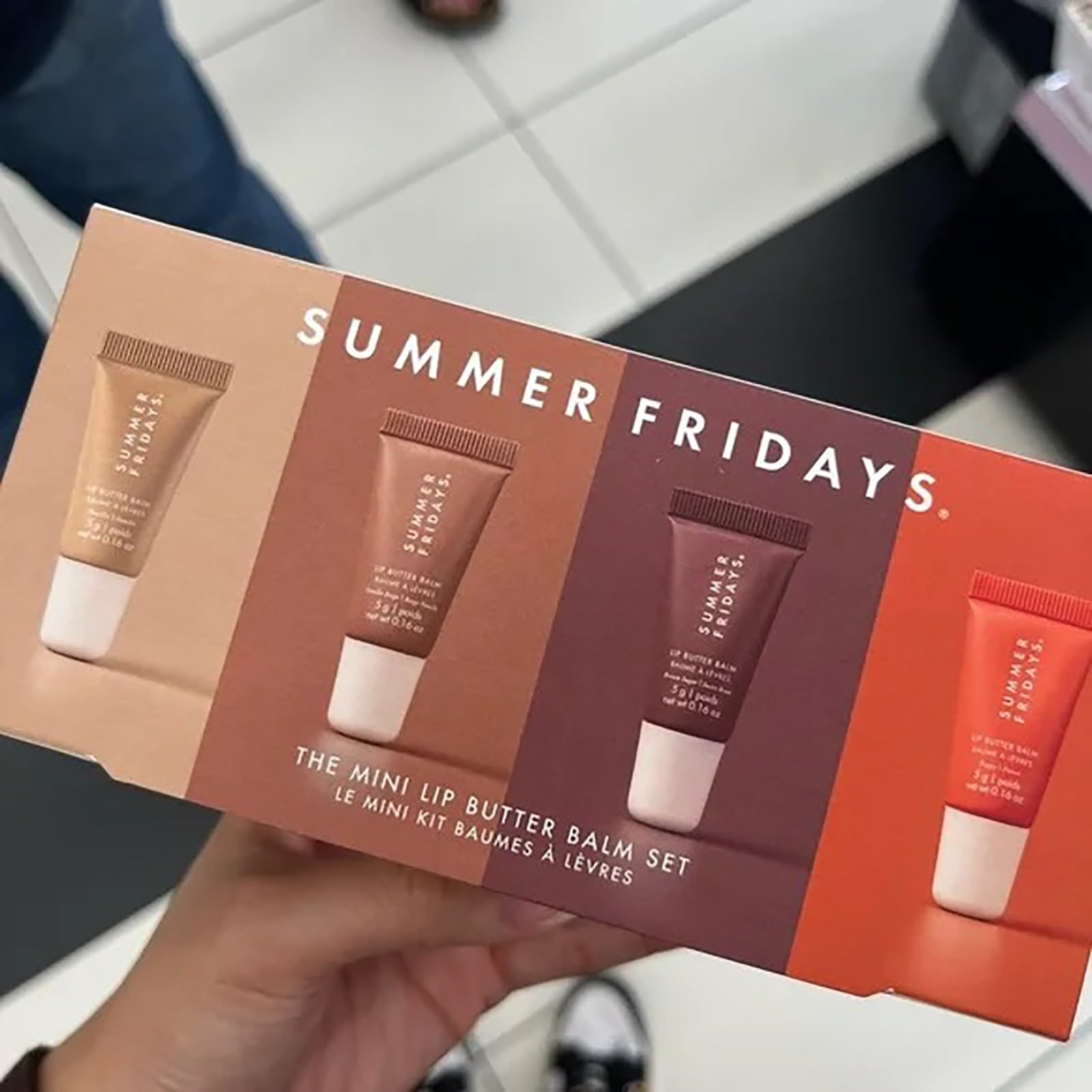 Summer Fridayss Lip Butter Balm, Summer Lip Balm Moisturizing Natural Lip Balm (4pc), Locks In Moisture, Moisturizes And Brightened, Contains Shea Butter, For Chapped Lips, For Men And Women