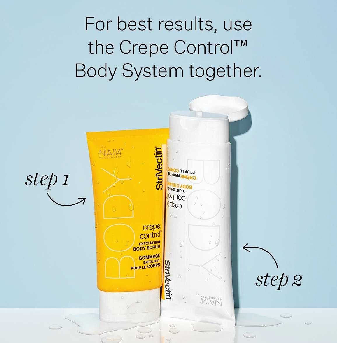 StriVectin Tighten and Lift Crepe Control Tightening Body Cream for Firmer, Brighter Arms and Legs, 6.7 Fl Oz
