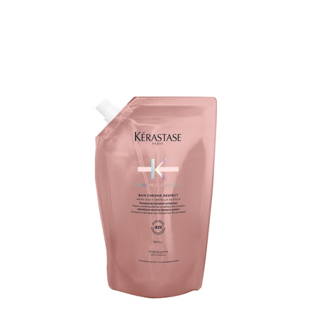 Kerastase Chroma Absolu Bain Riche Chroma Respect Shampoo - Gentle Hydration, Preserves Color Intensity, For Fine to Medium Hair, 500ml Refill