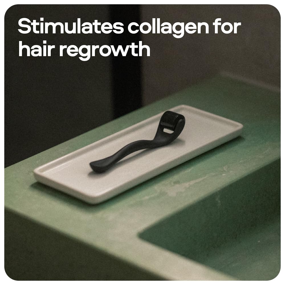 Sons Minoxidil 5% Cutaneous Solution & Dermaroller for Men. Hair Regrowth Treatment for Hair Loss & Thinning in Men. Microneedling Stimulates Collagen & Reactivates Shrunken Follicles. Made in Europe.