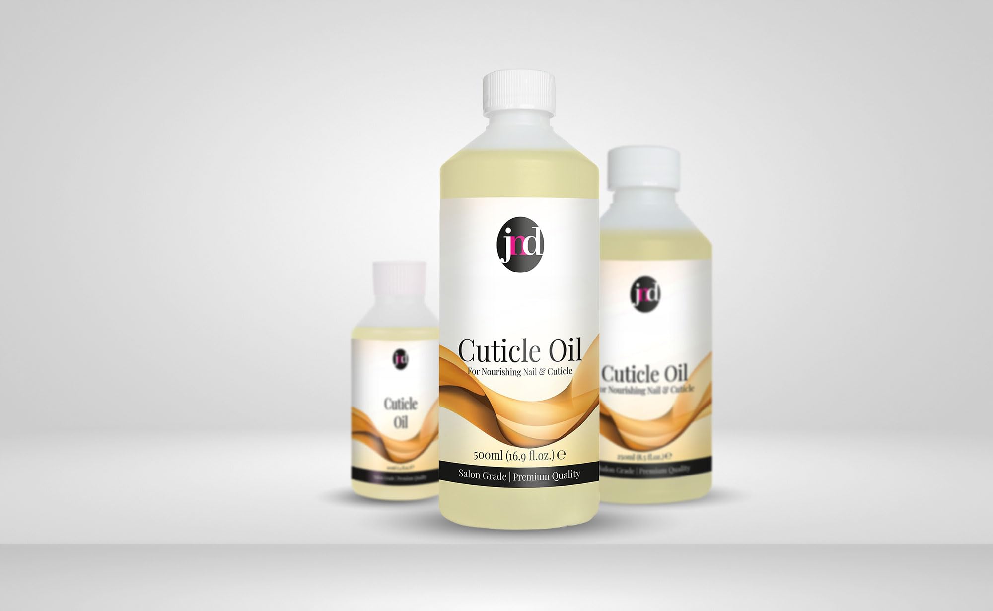 JND Cuticle Oil with Jojoba – Nail & Cuticle Conditioner for Dry, Cracked Skin – Strengthens, Hydrates & Revitalizes – Manicure Treatment for Healthy Nails (500ml)