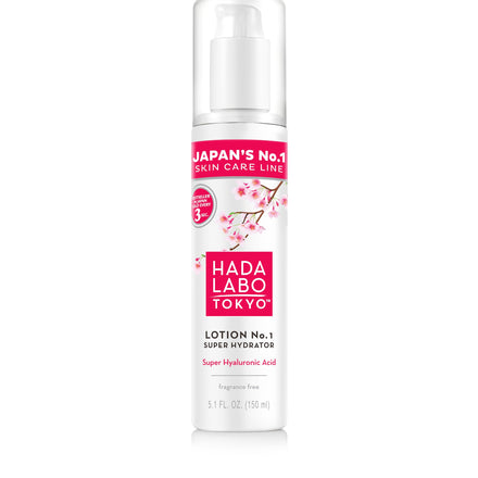 Hada Labo Tokyo - Super Hyaluronic Acid Super Hydrator Lotion, for Age 18-39, 150 ml bottle (Pack of 1)
