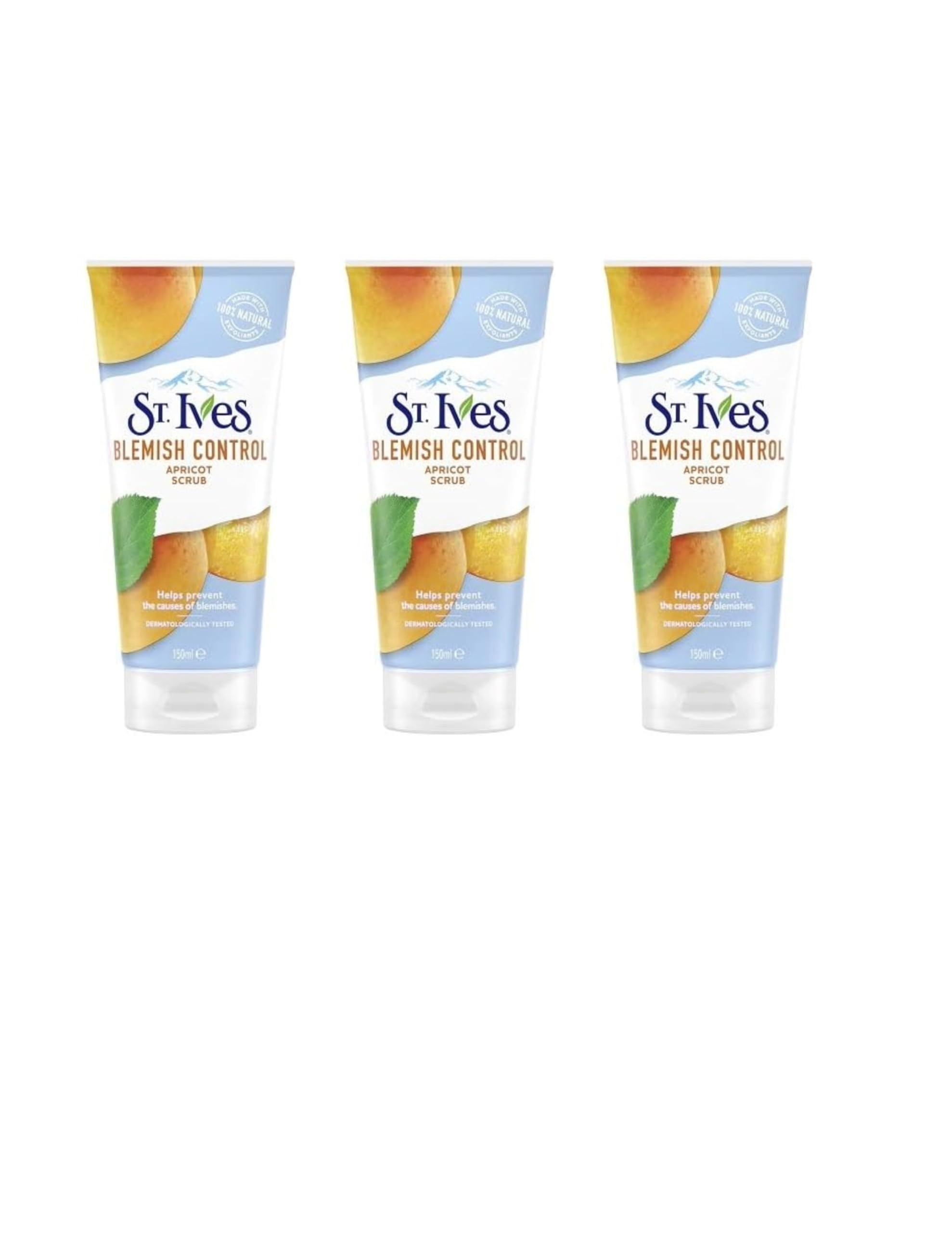 St. Ives Blemish Fighting Apricot Facial Scrub 150 ml - Pack of 3