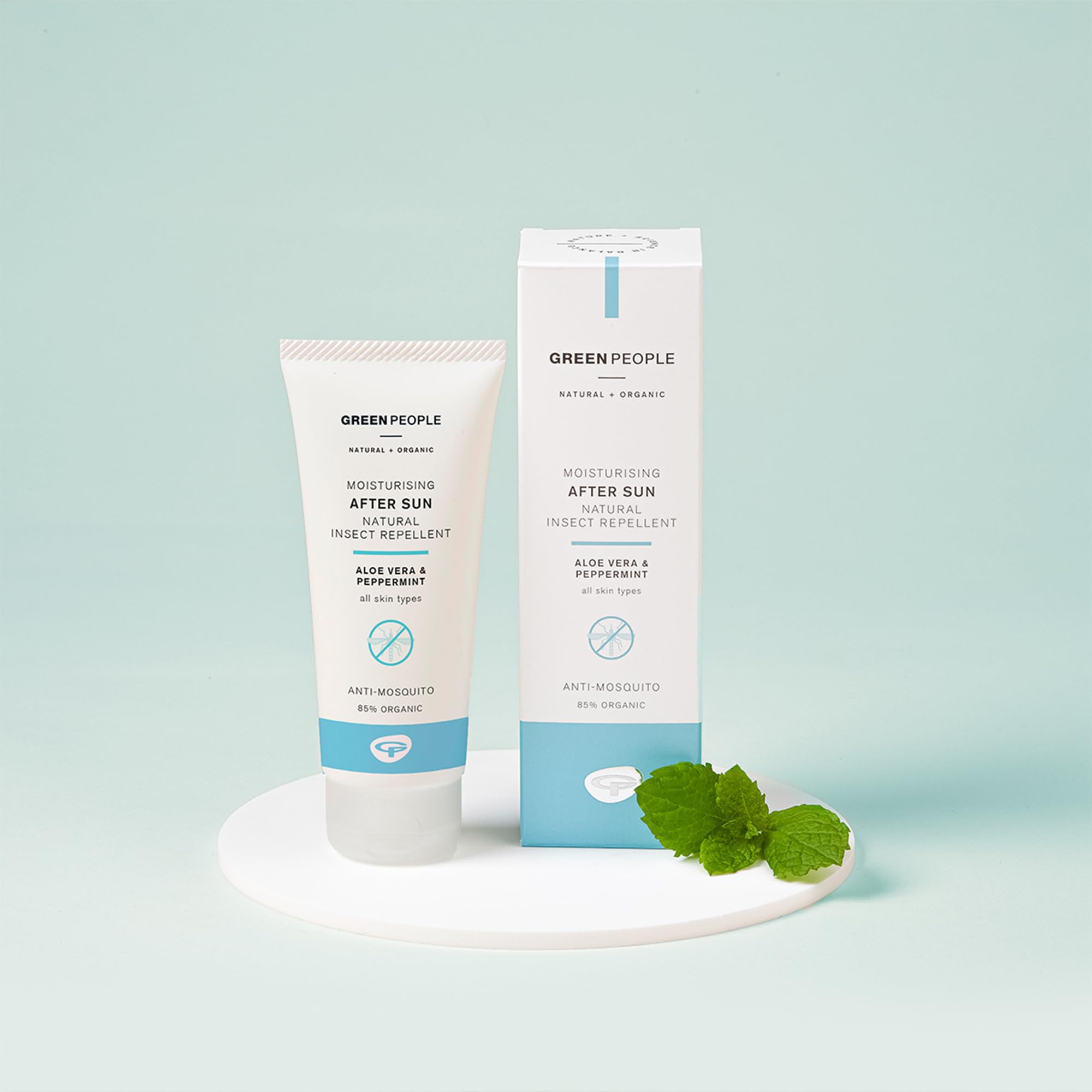 Green People Moisturising After Sun with Insect Repellent - With Citrepel75, Aloe Vera & Mint - Organic, Vegan & Cruelty Free, 100ml