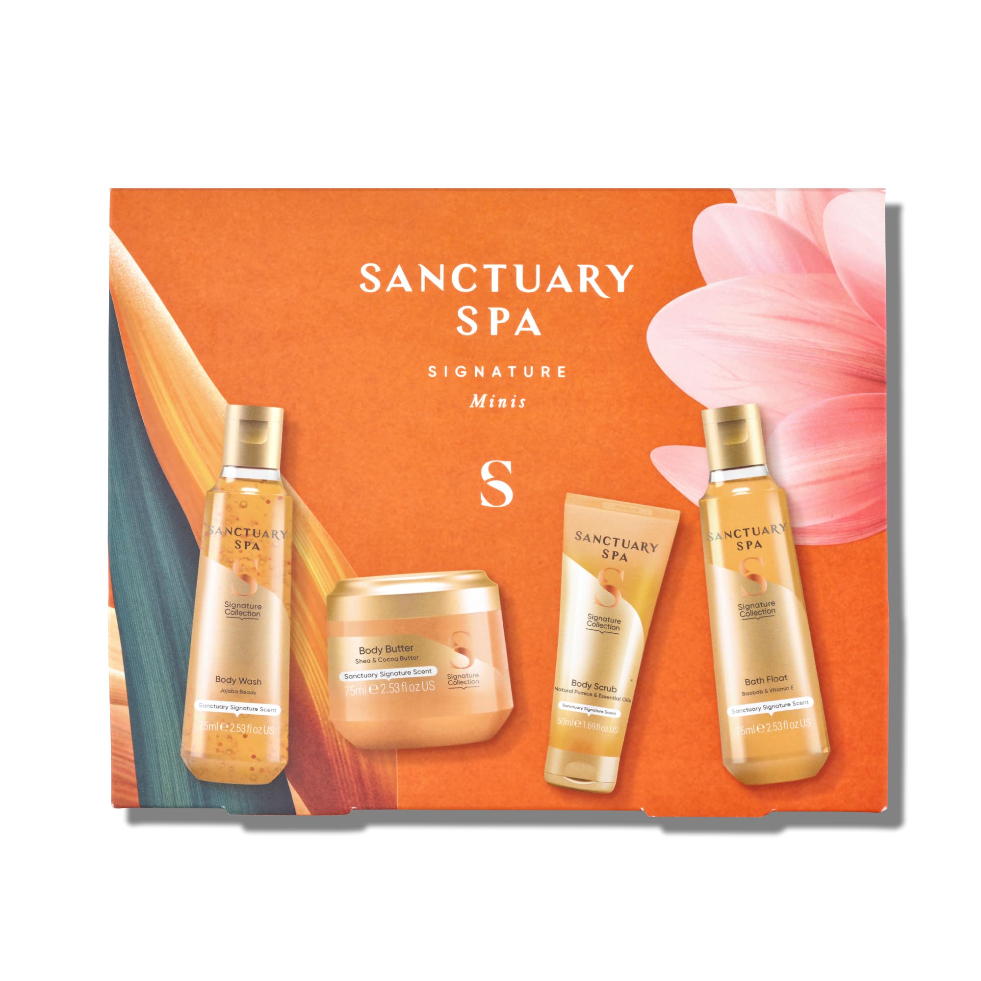 Sanctuary Spa Signature Minis Gift Set, Vegan, Gift For Women, Birthday Gift, Womens Gift Sets, Self Care Gift
