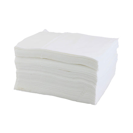 100 x Disposable Biodegradable White Embossed Salons Hairdressing Towels. Salon, Barbershop, Hairdressing, Hairdressers, Spa Use
