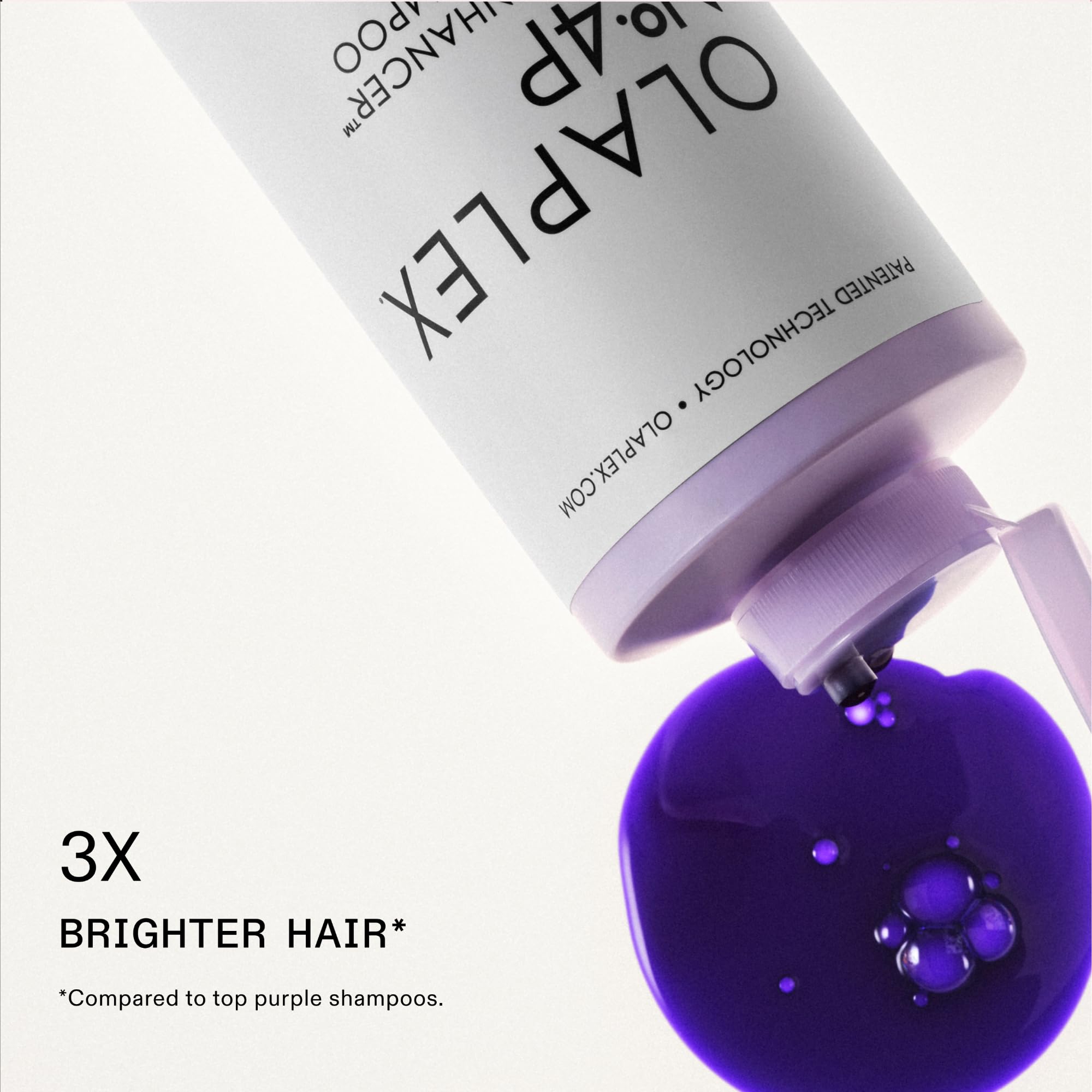 Olaplex No. 4P Blonde Enhancer Purple Toning Shampoo, Repairs, Hydrates, & Brightens All Blonde, Lightened, & Grey Hair, 250ml