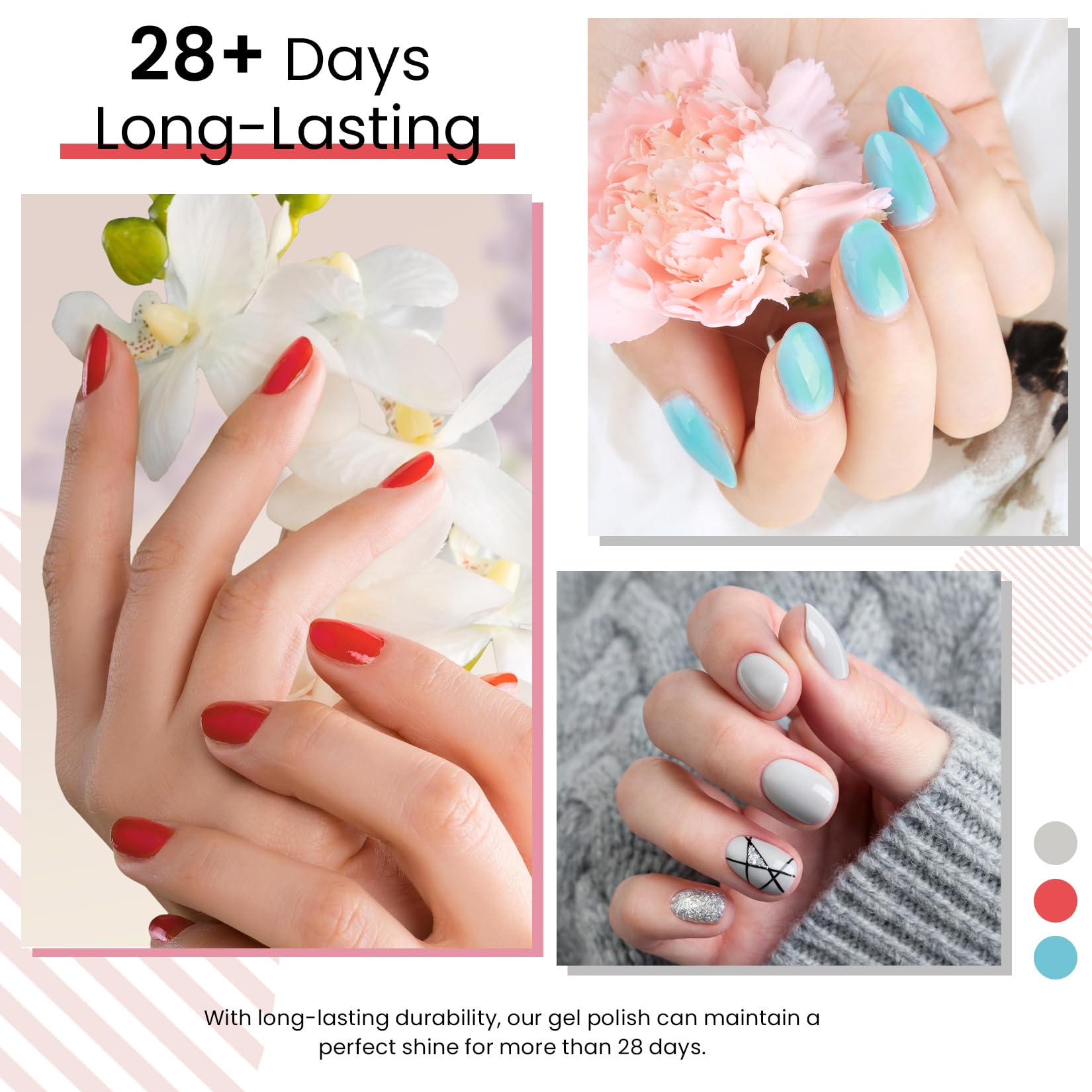 PHOENIXY Gel Nail Polish Set, 12 Colors Gel Nail Polish Set with 36W Lamp Starter Kit, Pink Nude U V Gel Nail Polish Kit with Glossy Matte Top Coat Gel Nail Kit Gifts for Women