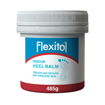 Flexitol Rescue Heel Balm - Foot Cream for Visible Results in 1 Day - For Cracked Heels and Very Dry Feet - 25 Percent Urea for Intense Hydration - Clinically Proven - Suitable for Diabetics - 485g