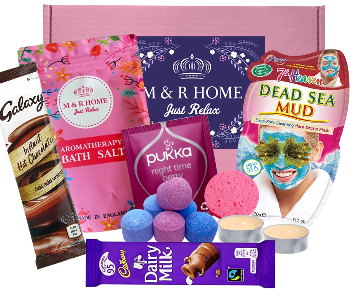 Pamper Gifts for Women, Self Care Package – Mother’s Day Gift, Relaxation, Spa Gifts for Her, Hug in a Box – Thank You Gift, Birthday Hampers for Women