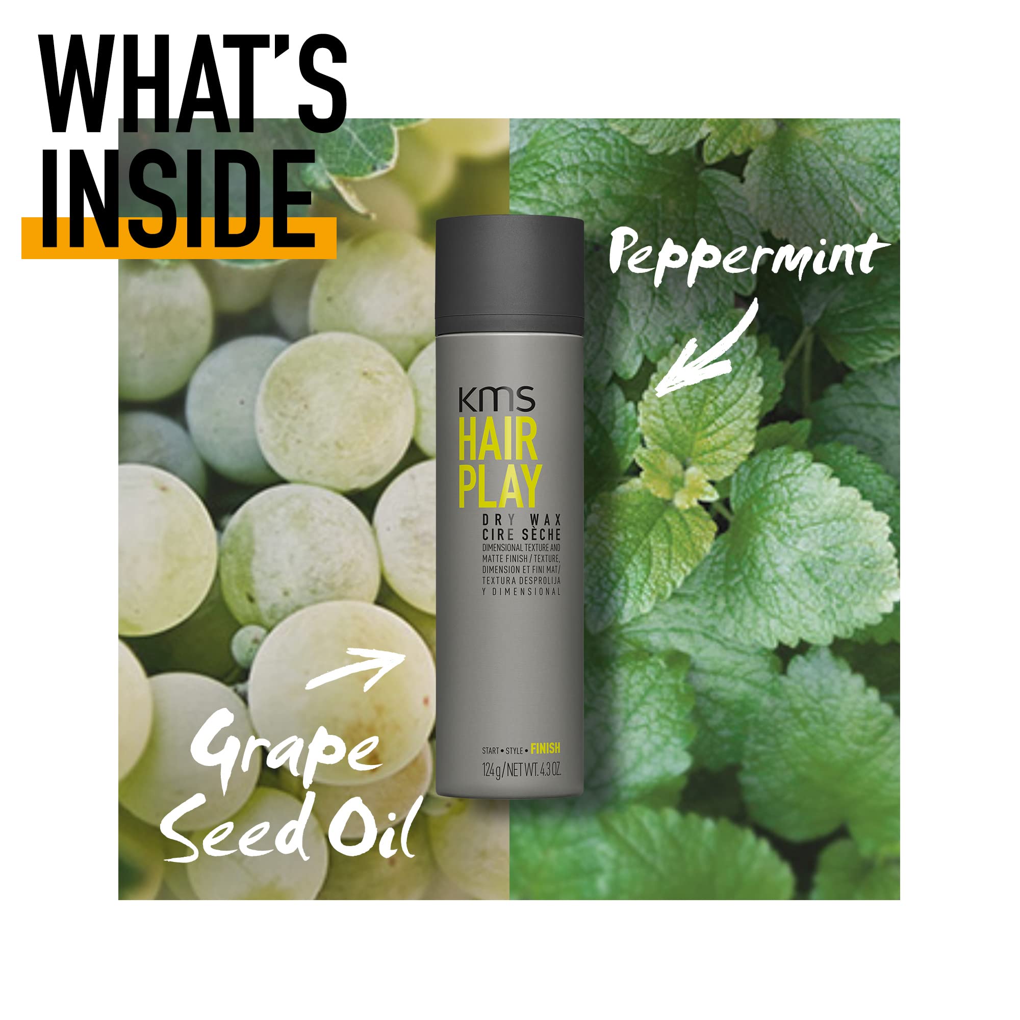 KMS Hair Play Dry Wax, 150ml