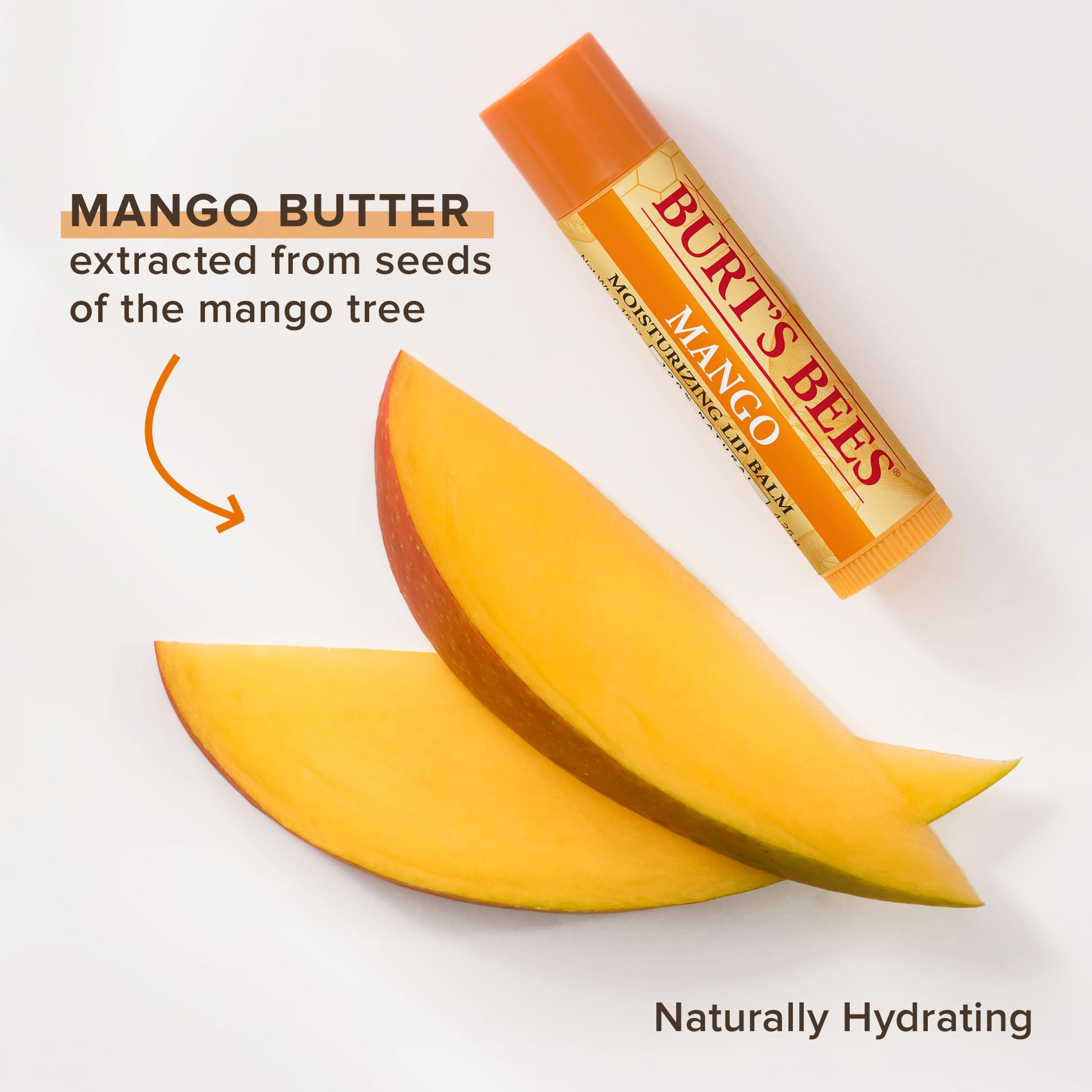 Burt's Bees Lip Balm - Mango Lip Balm Tubes 4.25G