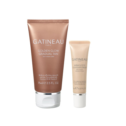 Gatineau - Miracle Eye Contour Cream (11ml) + Golden Glow Gradual Tan (75ml) Duo Beauty Skincare Treatments