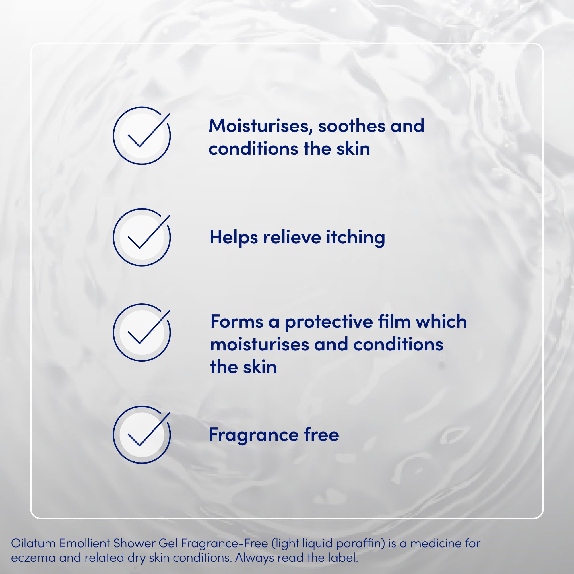 Oilatum Shower Gel Fragrance Free to Treat Dry Skin & Eczema 150ml