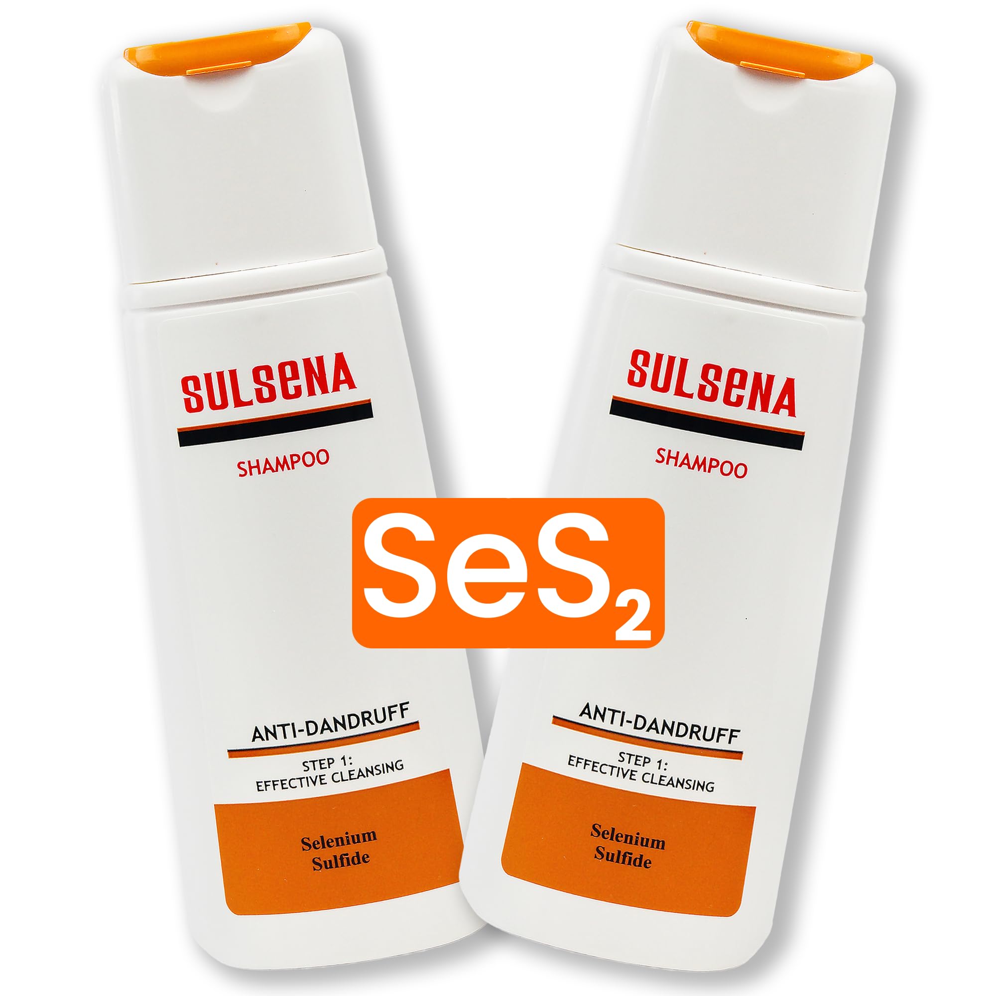 SULSENA Anti Dandruff Shampoo Set for Men and Women - Effective Anti Dandruff Shampoo for Oily Hair, Reduces Itchiness, Controls Sebum, Ideal Shampoo for Dandruff and Scalp Health
