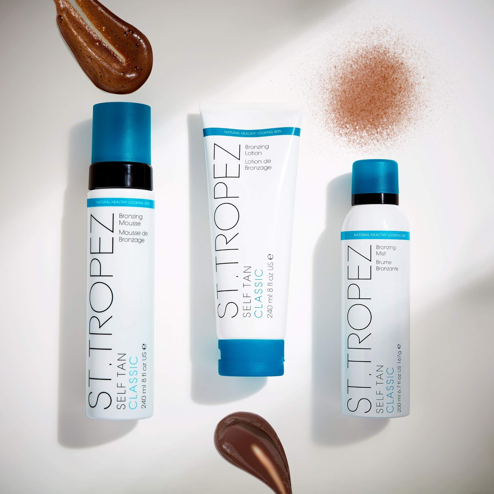 St.Tropez Gradual Tan Classic Daily Firming Lotion, Gradual Sun Kissed Glow Self Tan Moisturizer, 5 Skincare Benefits, Vegan, Natural & Cruelty Free, 8 Fl Oz