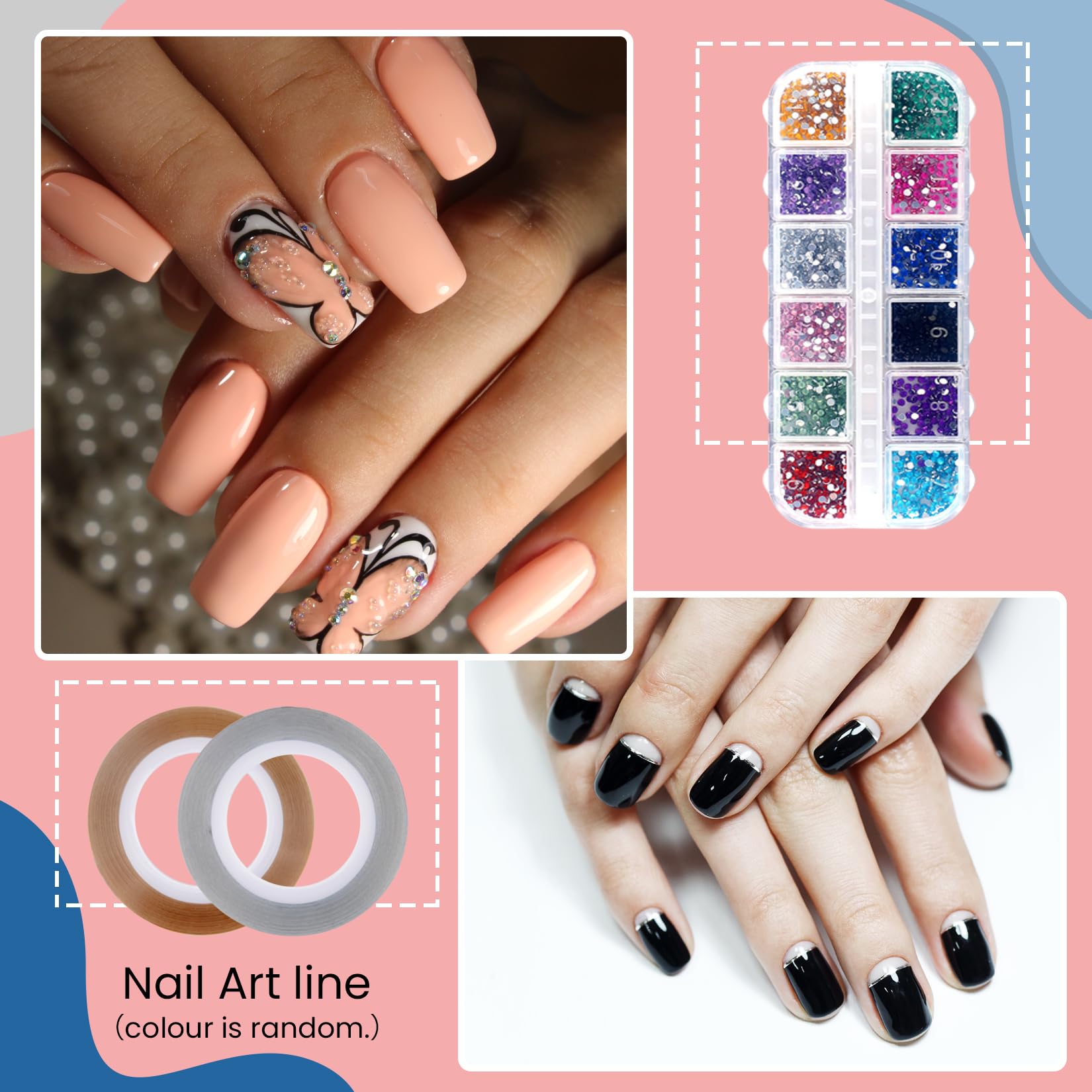PHOENIXY Poly Nail Gel Kit, 8 Colors 15ml Poly Nail Builder Extension Gel Nail Kit With 36W Nail Lamp, Slip Solution and Base Top Coat Nail Kit Gift for Women
