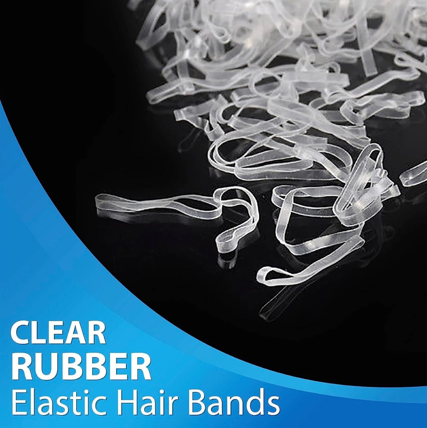Cosy Companions ™ Clear Hair Bands 250 Pack