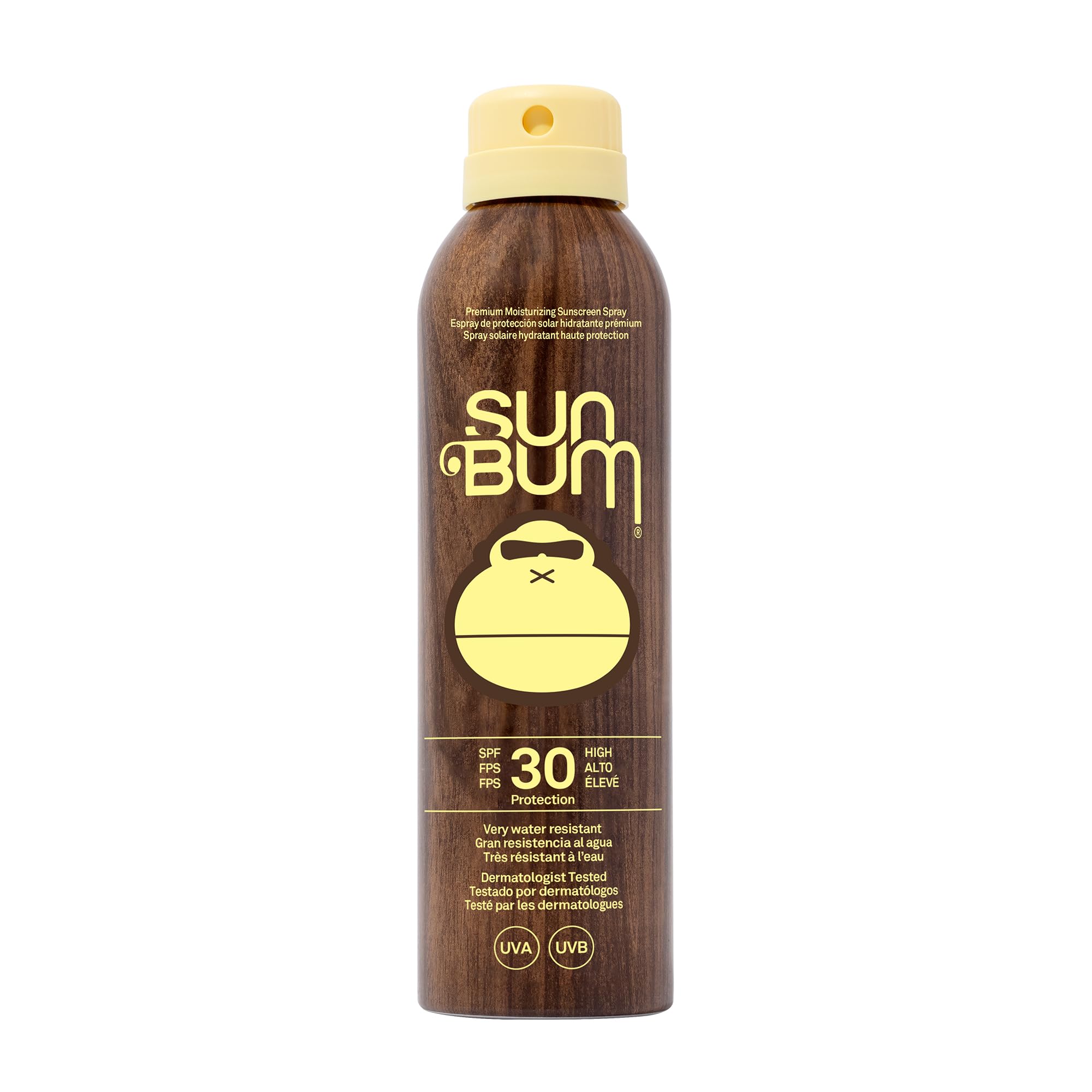 Sun Bum Original SPF 30 Sun Cream Spray, Moisturizing Sunscreen with Vitamin E, Vegan and Reef Friendly, Broad Spectrum UVA/UVB Protection, 200ml
