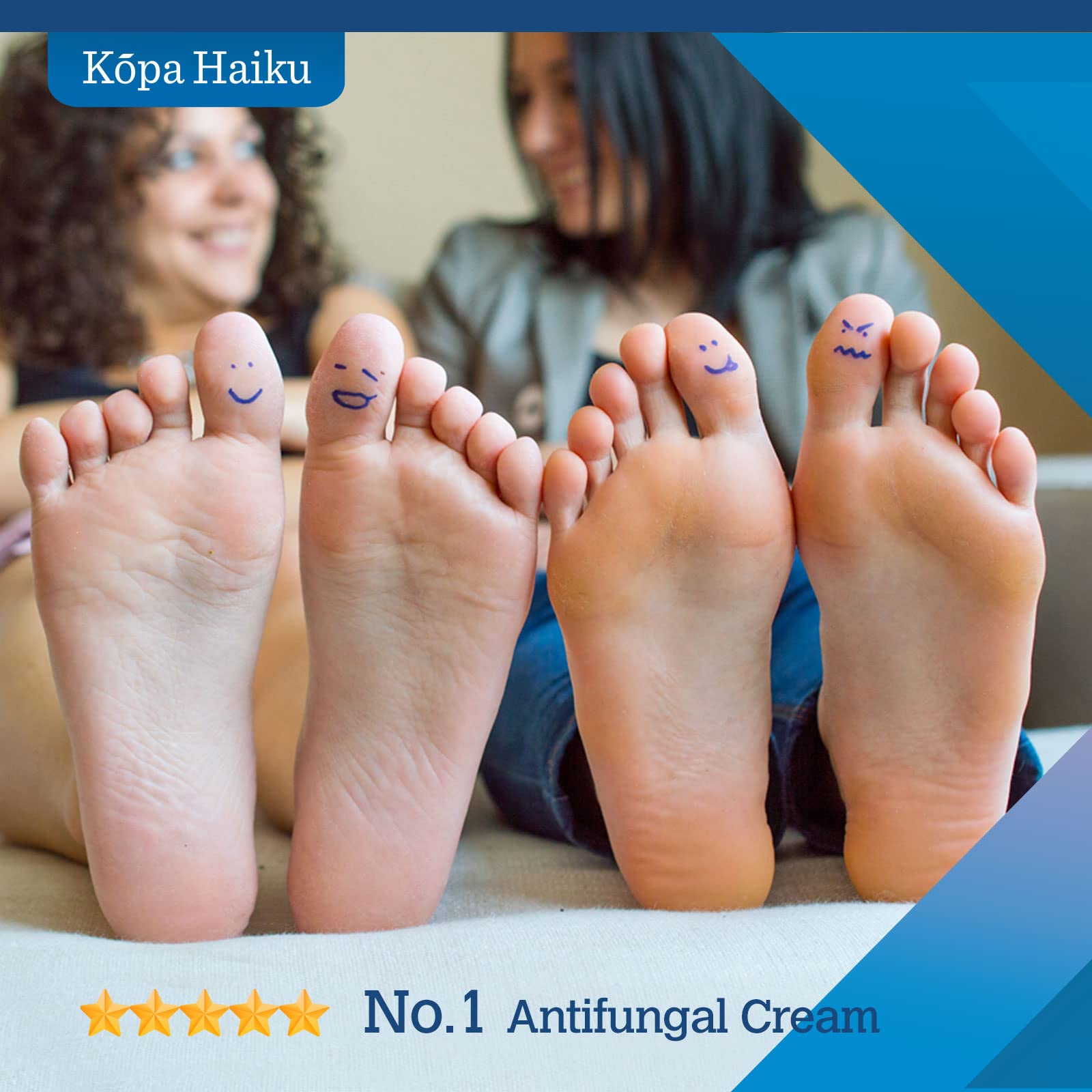 Antifungal Herbal Cream: for Athlete's Foot Jock Itch Ringworm – Moisturizing Botanical Formula for Healthy Skin (30 g (Pack of 2))