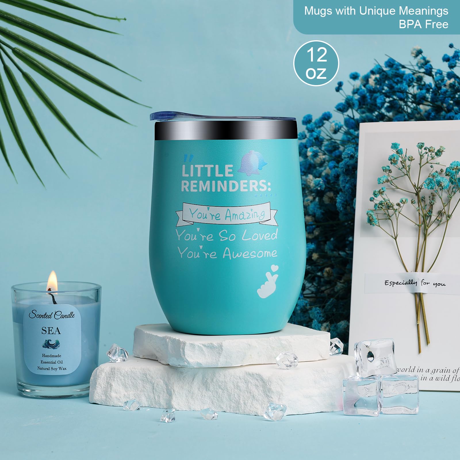 Pamper Gifts for Women, Gifts for Women Birthday Unique, Bath Sets Relaxation Spa, Get Well Soon, Self Care Package for Her Ideas for Siste, Ladies, Friend, Mothers Day (Chamomile)