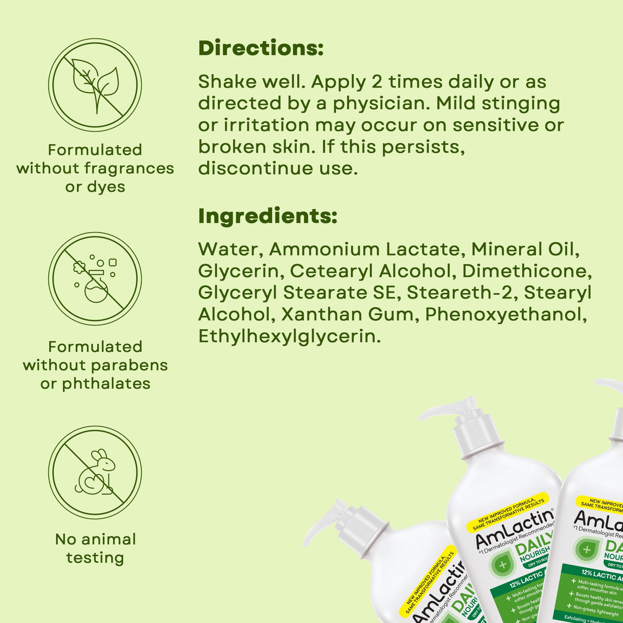 AmLactin Daily Moisturizing Body Lotion | Instantly Hydrates, Relieves Roughness | Powerful Alpha-Hydroxy Therapy Gently Exfoliates | Smooths Rough, Dry Skin | Paraben-Free 7.9 oz.