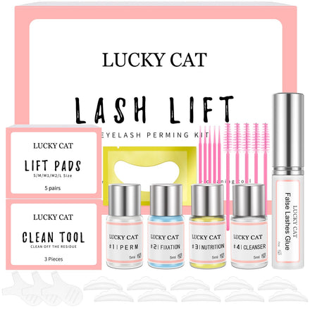 2025 Lash Lift Kit Eyelash Perm Kit,Professional Eyelash perming kit,Lash Extensions,Lash Curling,Semi-Permanent Curling Perming Wave Suitable For Salon (Glue Upgraded Version）