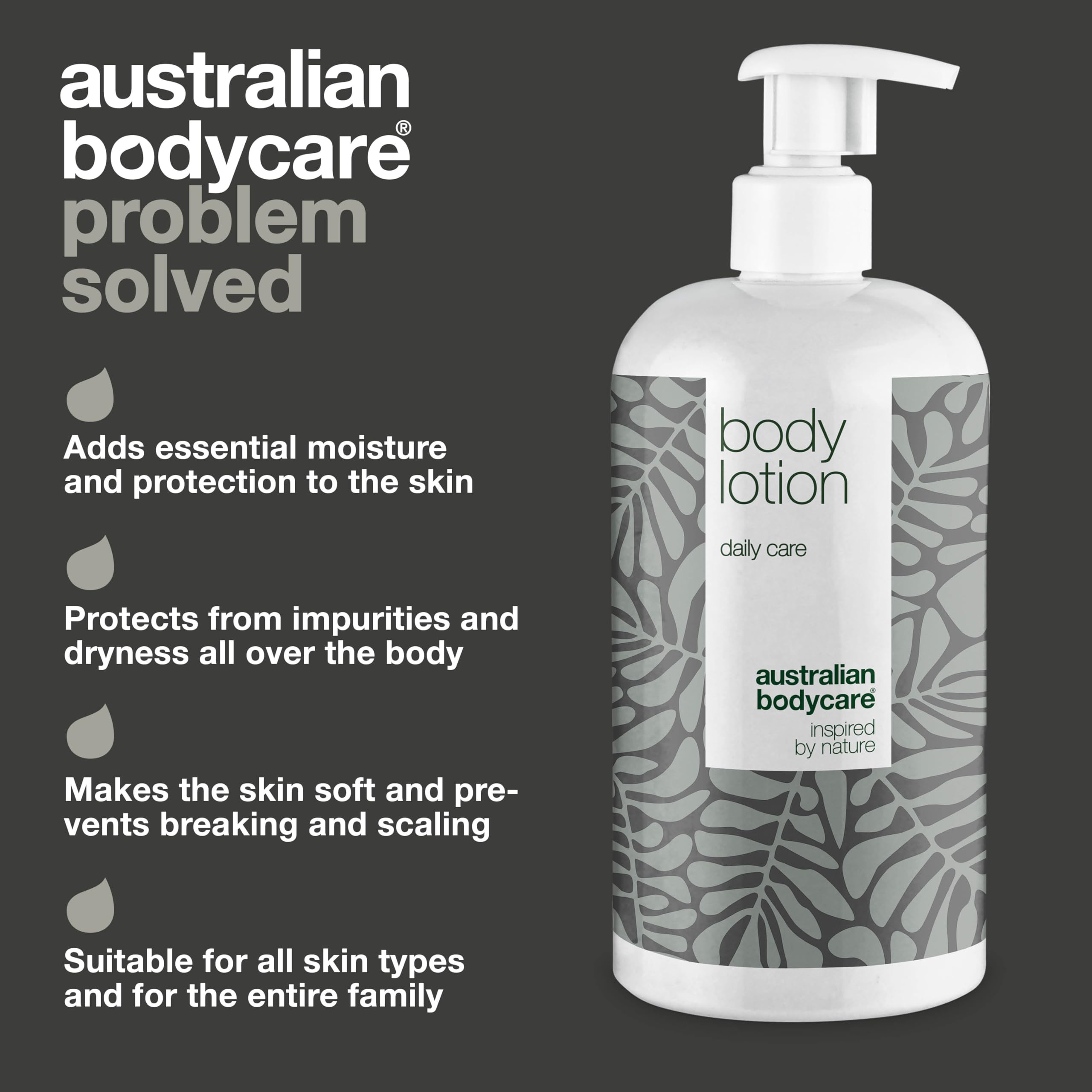 Moisturizing Body Lotion with 4-Terpineol, Known from Tea Tree Oil – Relieves Dryness, Itching, and Irritation | Perfect for Acne-Prone Skin