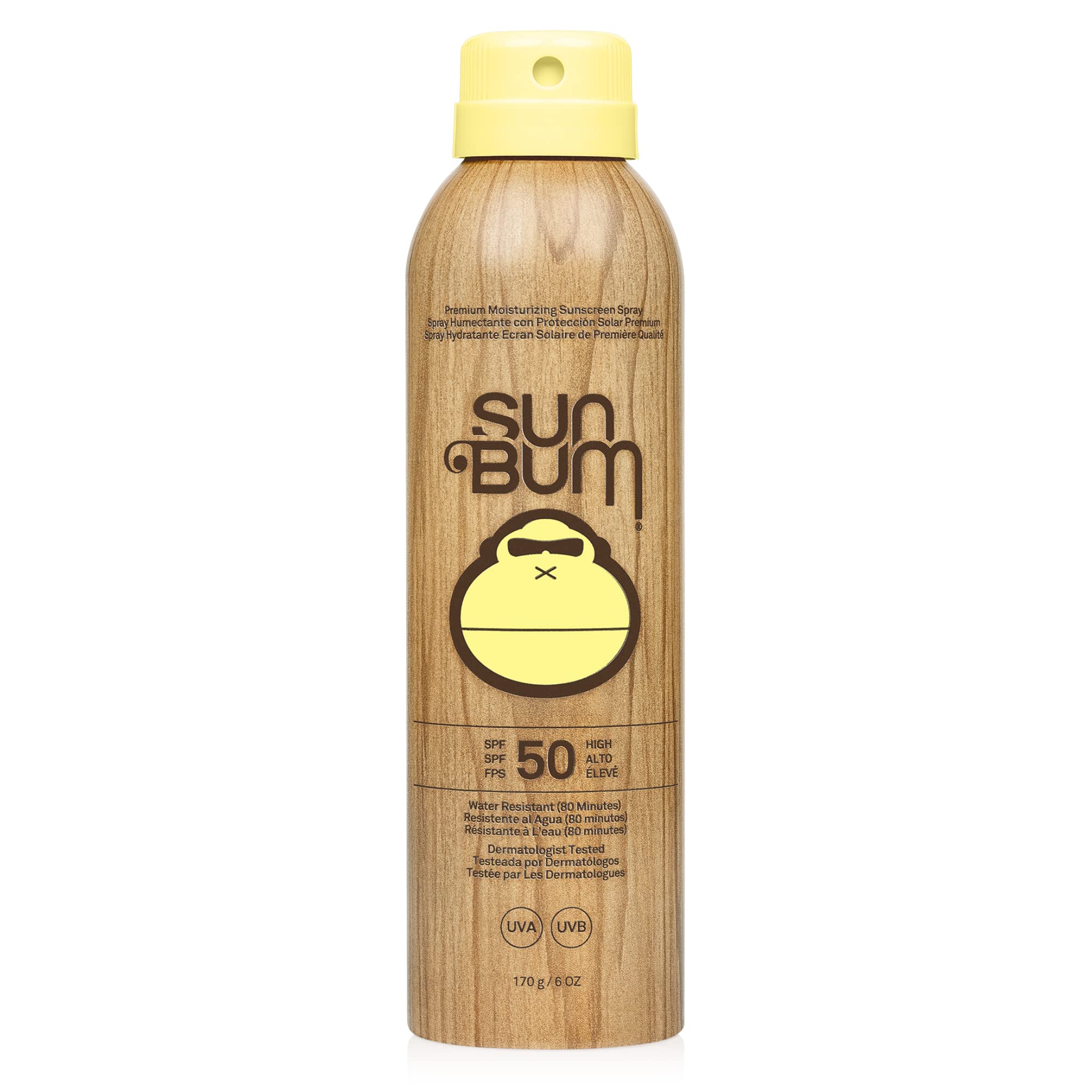Sun Bum Original SPF 50 Sun Cream Spray, Moisturizing Sunscreen with Vitamin E, Vegan and Reef Friendly, Broad Spectrum UVA/UVB Protection, 200ml