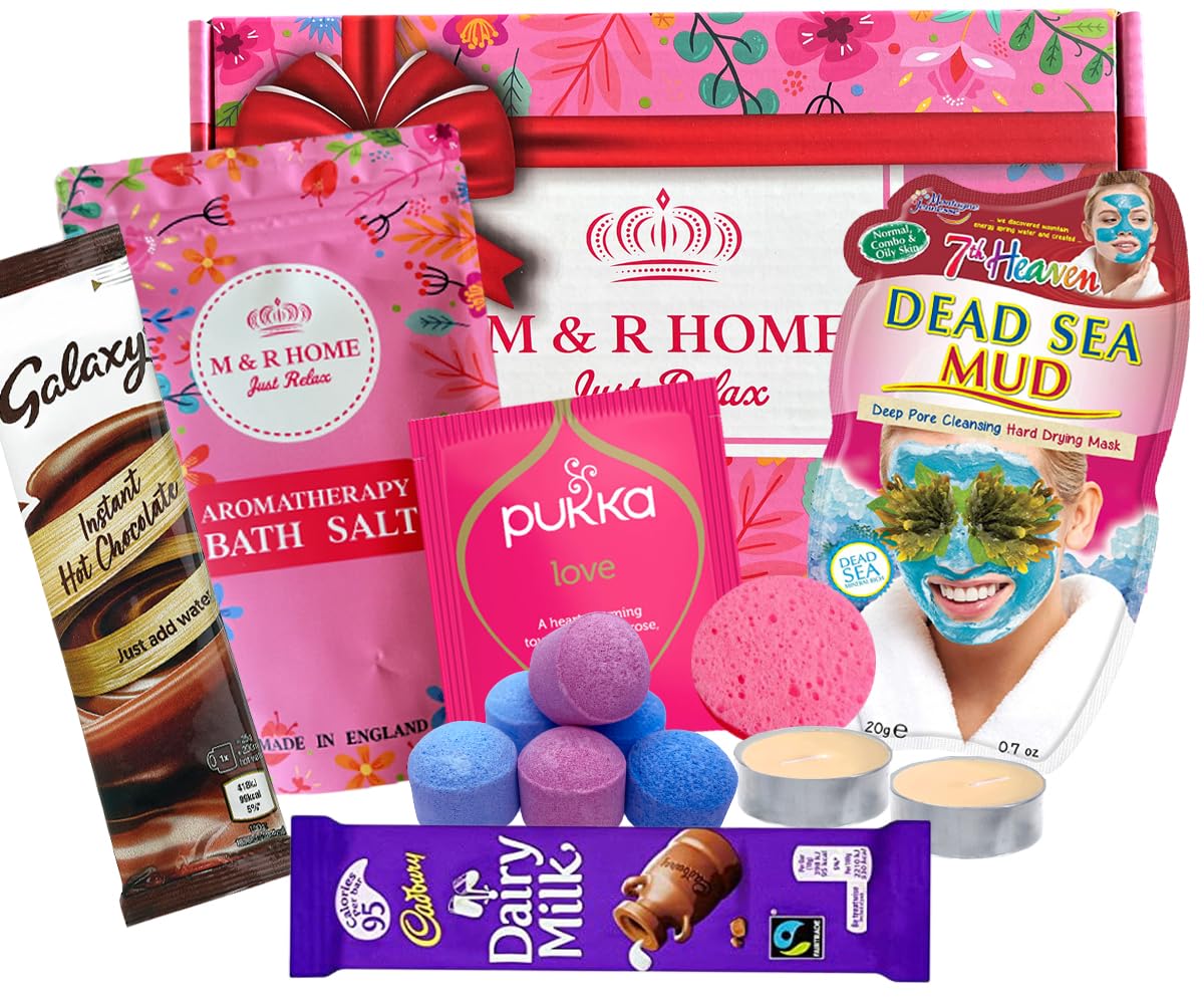 Pamper Gifts for Women, Self Care Package – Mother’s Day Gift, Relaxation, Spa Gifts for Her, Hug in a Box – Thank You Gift, Birthday Hampers for Women