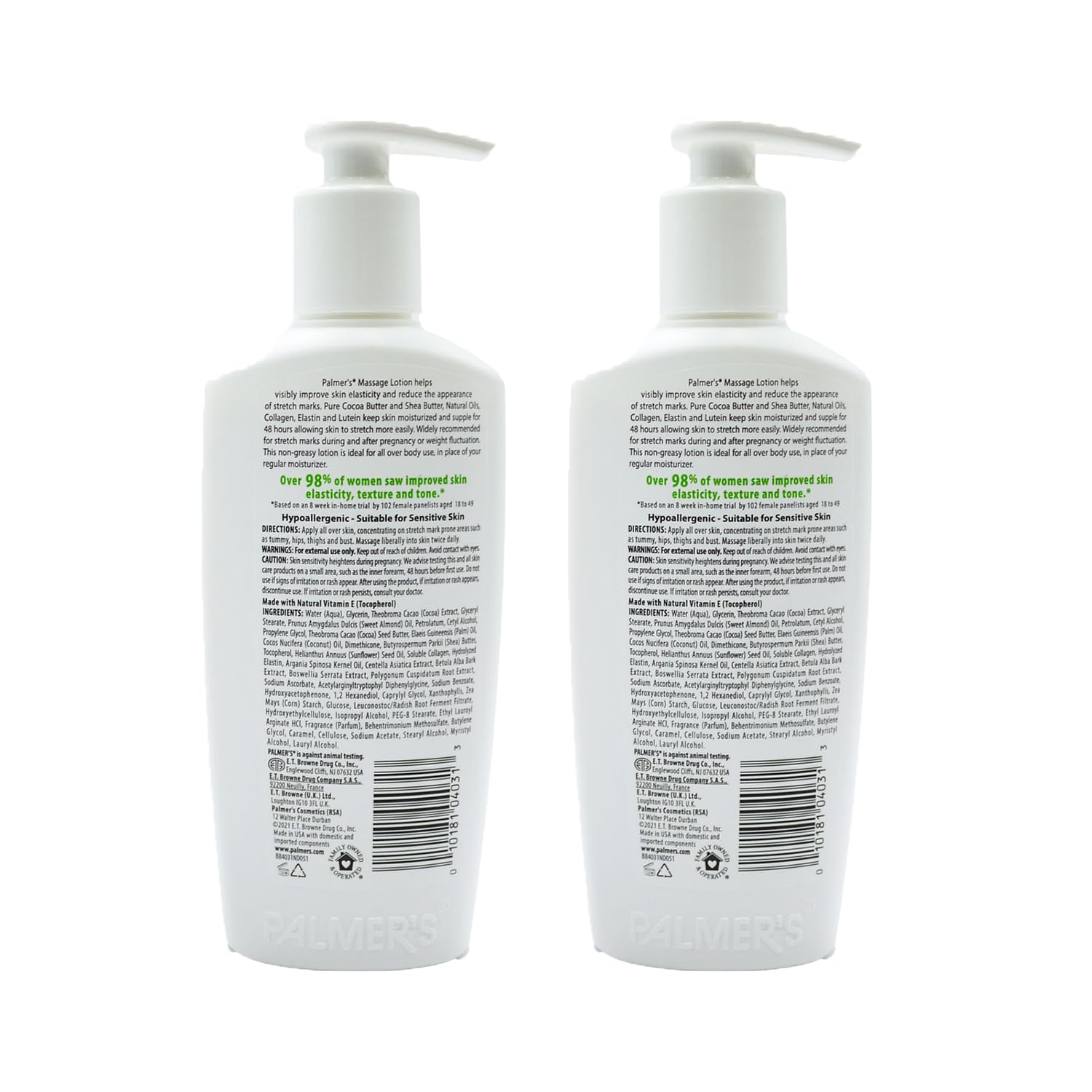 Palmer's Stretch Mark Lotion -Advanced Stretch Mark Removal Formula with Cocoa Butter - Anti Stretch Mark Lotion Pregnancy 250ML Pack of 2