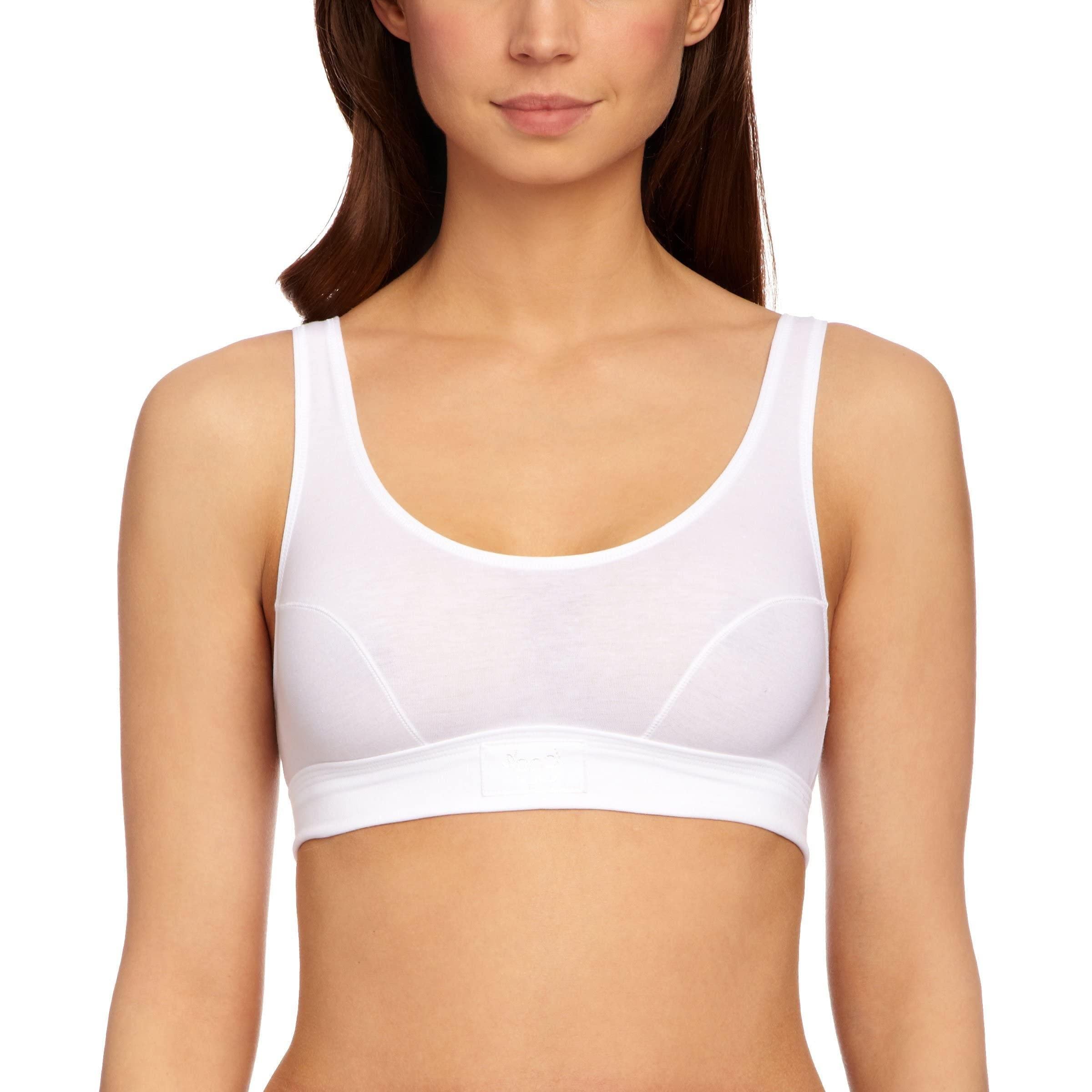 Sloggi Double Comfort Cotton Rich Non Wired Bra 10022574 White 40