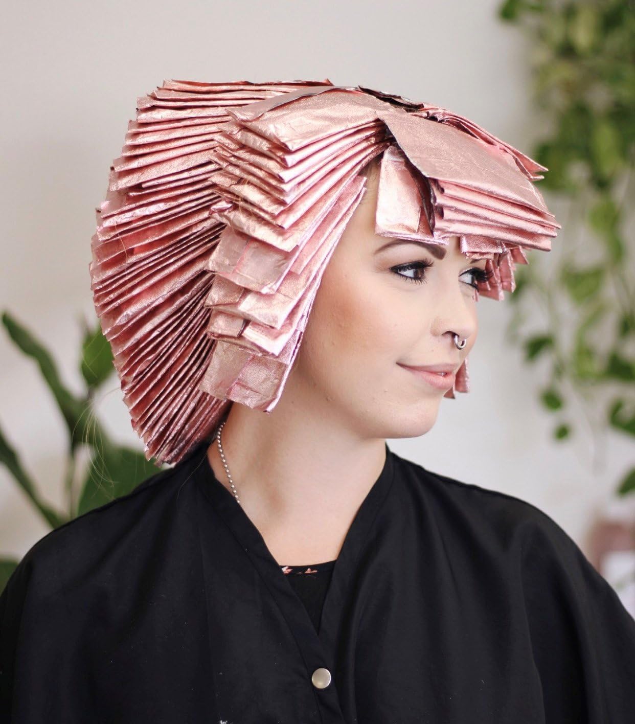 FRAMAR Rose Embossed Pop Up Hair Foil, Hair Foils for Highlighting, Hairdressing Foil for Hair, Highlighting Foil Sheets, Hair Foils for Colouring – 500 Sheets