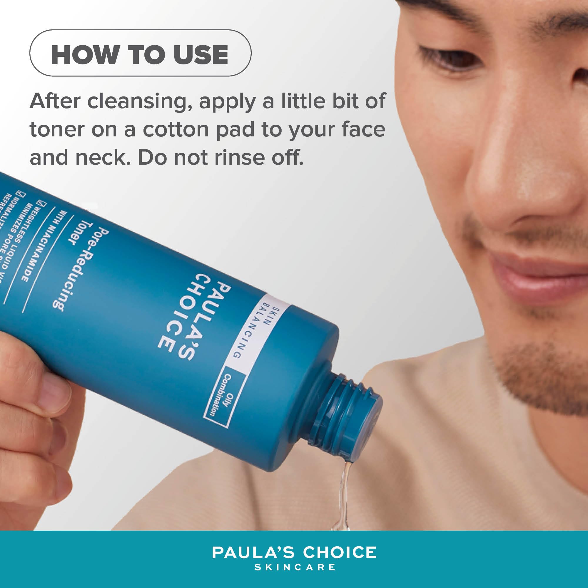 Paula's Choice Skin Balancing Pore Reducing, Hydrating Toner - Refines Enlarged Pores & Tackles Blackheads - with Niacinamide & Adenosine - Combination to Oily Skin - 190 ml