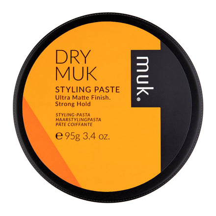 MUK. Haircare Dry Ultra Matte Styling Paste, Strong Hold Paste - 3.4oz
