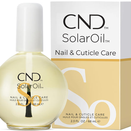 CND SolarOil Cuticle Oil, Natural Blend Of Jojoba, Vitamin E, Rice Bran and Sweet Almond Oils, Moisturizes and Conditions Skin, Pack Of 1, 2.3 oz.
