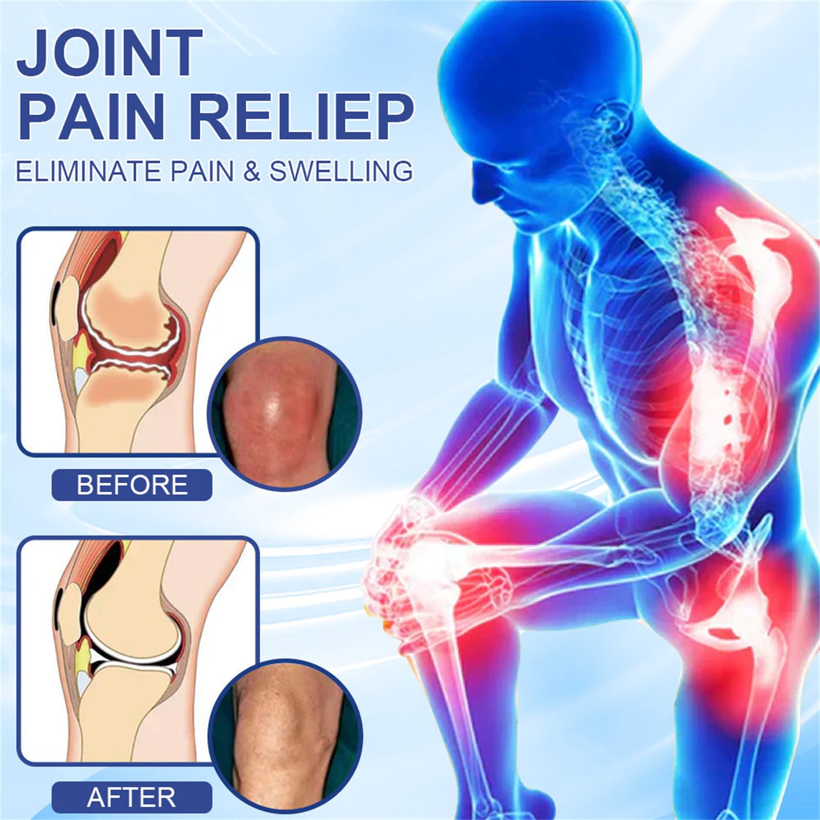 Ourlyard Magnesium Pain Relief Cream, Professional Joint and Bone Therapy Gel, Ourlyard Magnesium Pain Relief Healing Cream, Natural Joint Gel Effective Relief for Back, Neck, Hands, Knee (2)