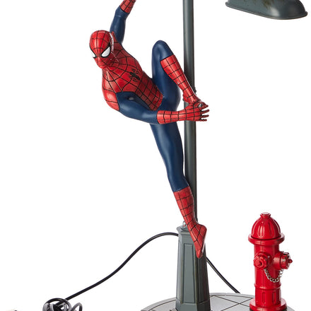Spiderman Desk Lamp - Officially Licensed Disney Table Light, Marvel Streetlight Spider Man Spotlight, Gift for Multiverse Fans