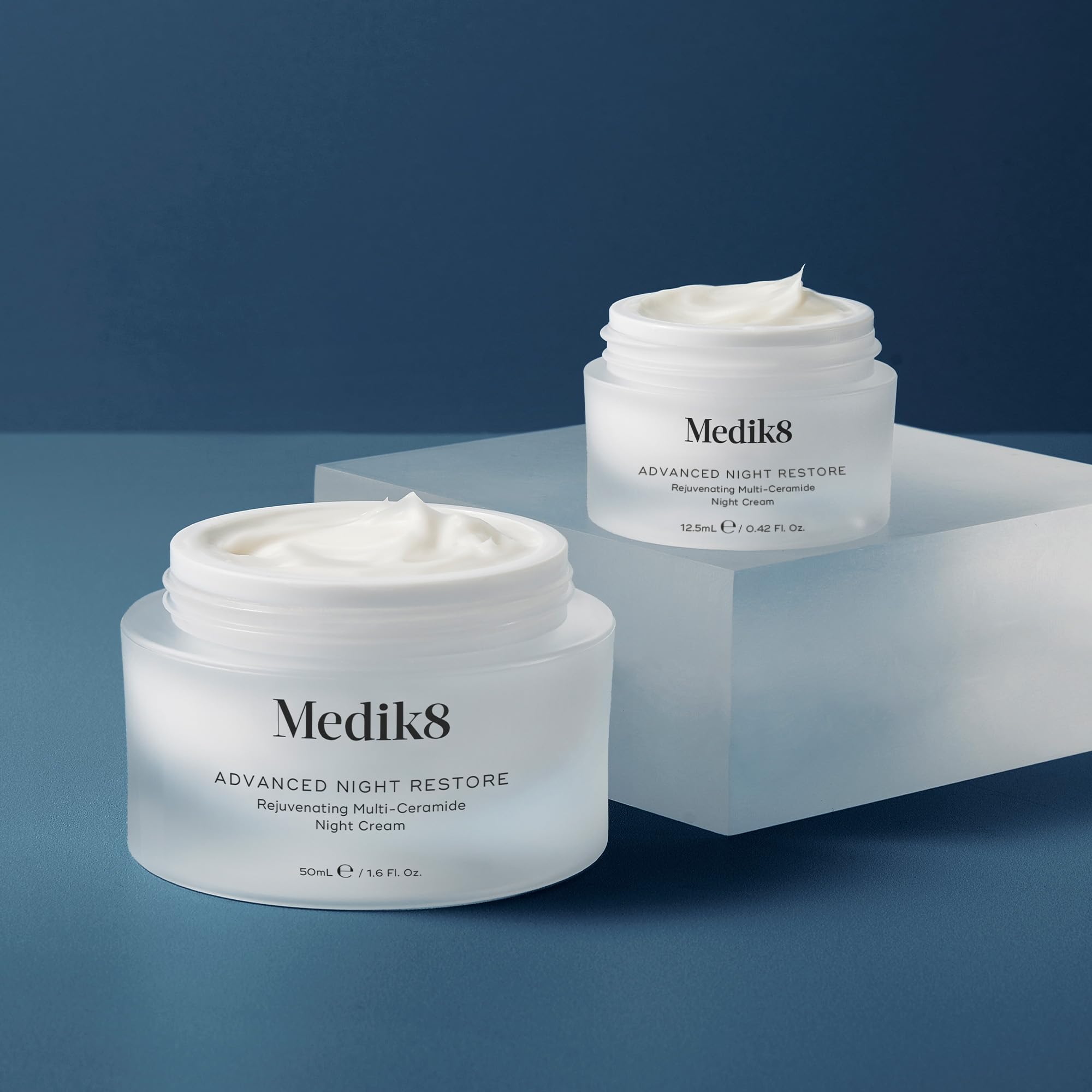 Medik8 Advanced Night Restore - Rejuvenating Multi-Ceramide Night Cream - Moisturiser - Deeply Nourish and Visibly Firm Your Complexion While You Sleep - 50ml