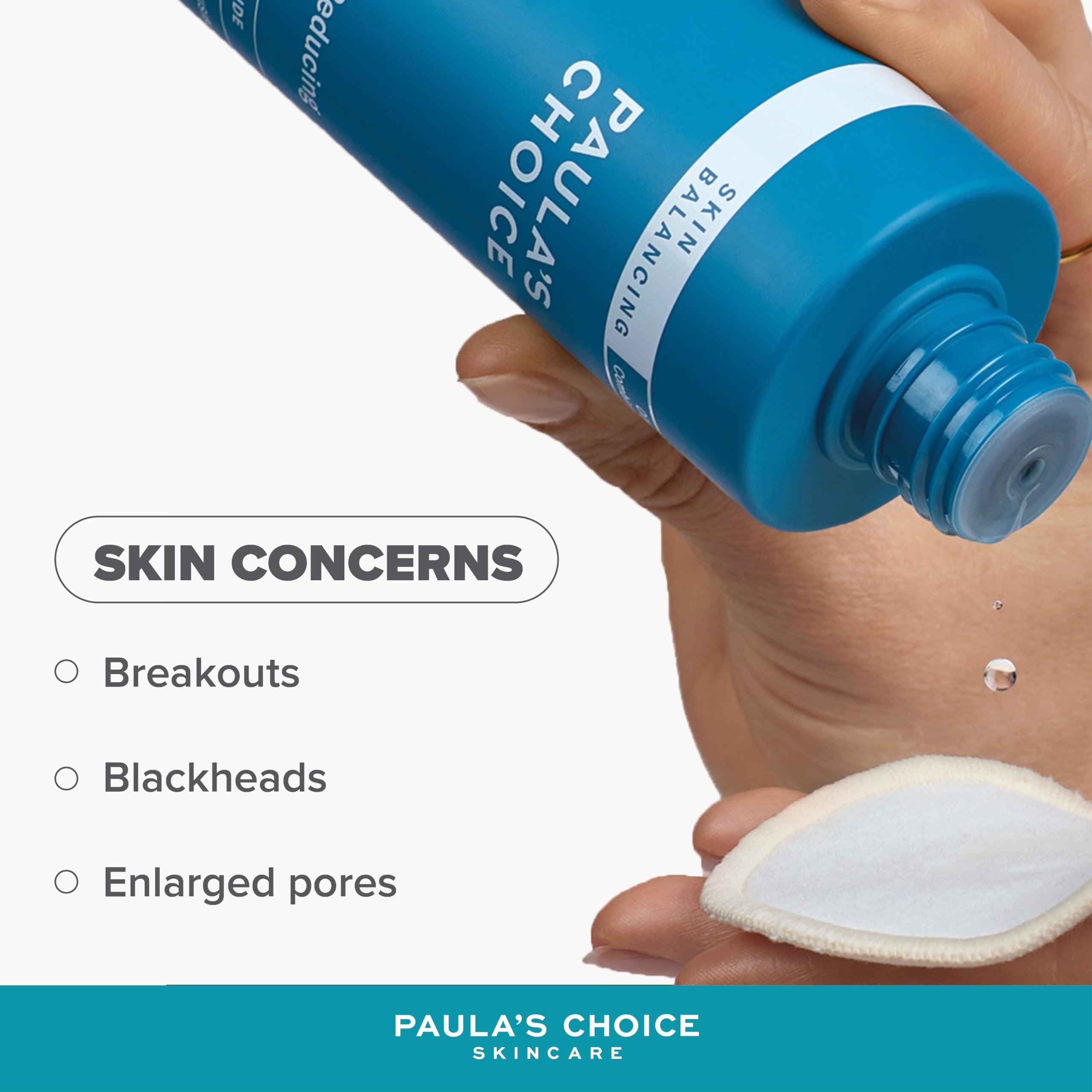 Paula's Choice Skin Balancing Pore Reducing, Hydrating Toner - Refines Enlarged Pores & Tackles Blackheads - with Niacinamide & Adenosine - Combination to Oily Skin - 190 ml
