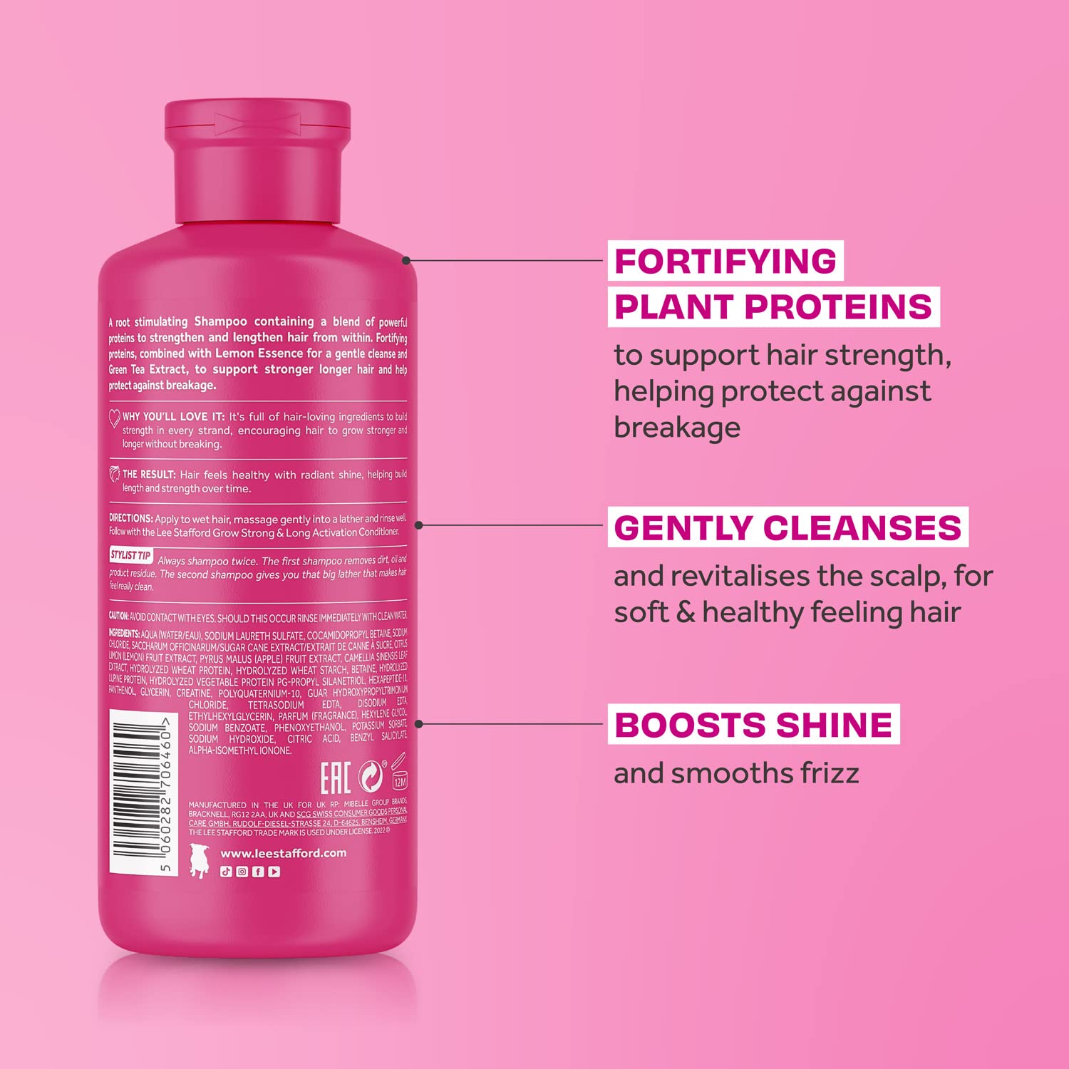 Lee Stafford | Grow Strong & Long Activation Shampoo, 250ml