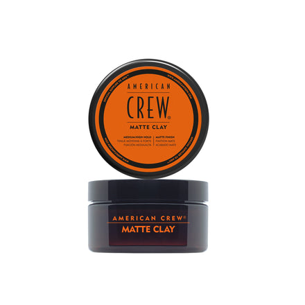 American Crew Texturising Matte Clay with Medium Hold and Low Shine, Gifts for Men, for Control and Definition, Non-Greasy formula, Hair Styling for Men - 85 g